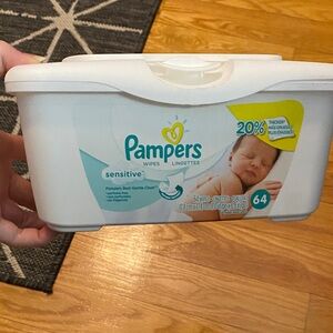 Pampers Sensitive Baby wipes box only***